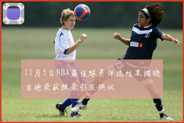 11月5日NBA最佳球员评选结果揭晓吉迪荣获殊荣引发热议